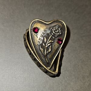 Vintage 3 in 1 Heart trinket box for January